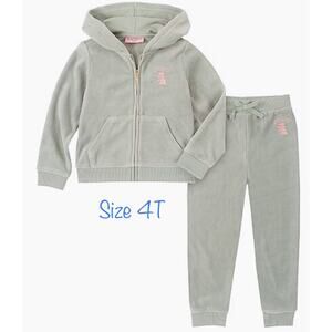 NWT Juicy Couture Girls Velour Tracksuit (4T)